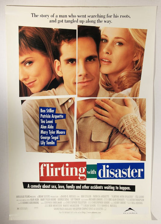 Flirting With Disaster 1996 Movie Poster Rolled 27 x 40 Ben Stiller Patricia Arquette L015846