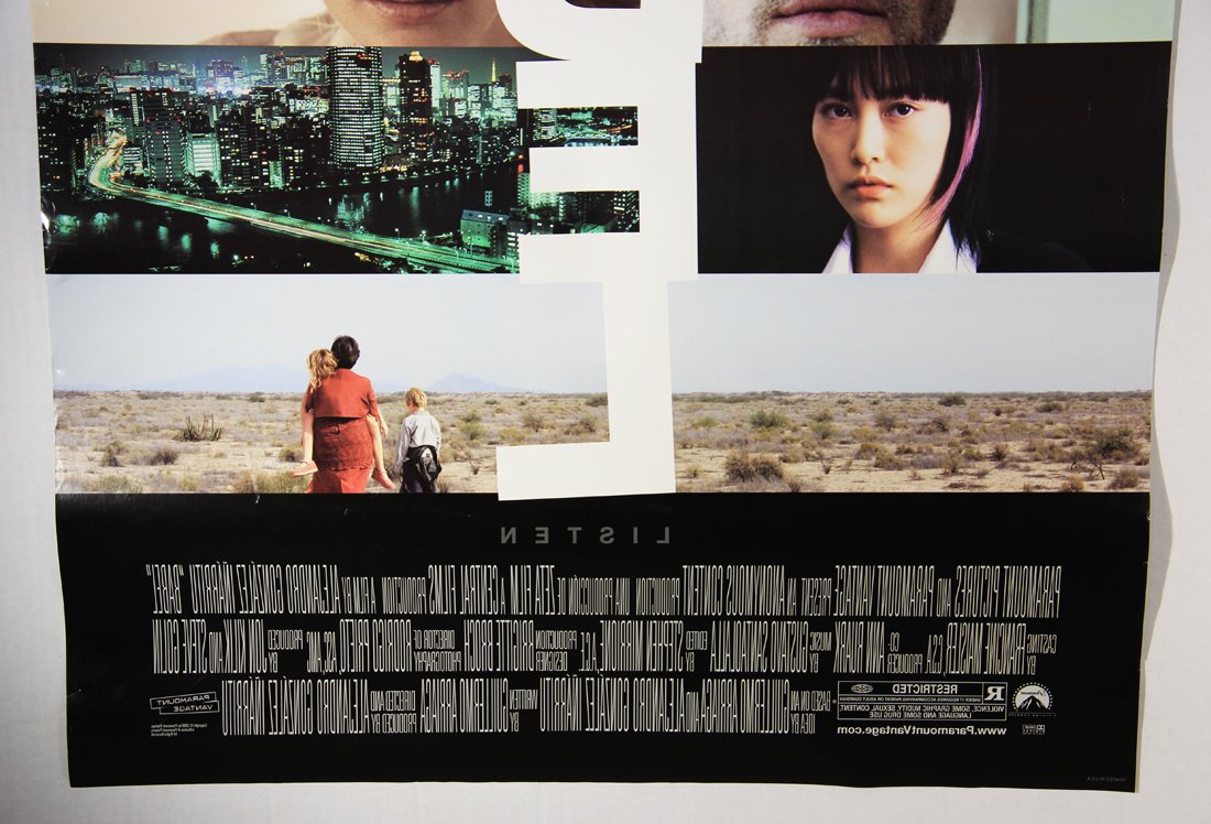 Babel 2006 Double Sided Movie Poster Rolled 27 x 40 Affiche Brad Pitt Cate Blanchett L015848