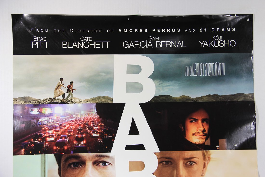 Babel 2006 Double Sided Movie Poster Rolled 27 x 40 Affiche Brad Pitt Cate Blanchett L015848