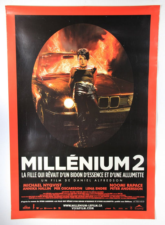 Millénium 2 Movie Poster Rolled 27 x 39 French 2009 Affiche Cinéma Noomi Rapace L015853