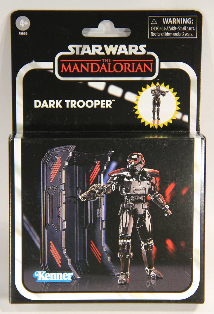 Star Wars Dark Trooper Deluxe Pack Vintage Collection The Mandalorian Action Figure MISB L015855