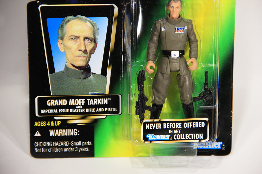 Star Wars Grand Moff Tarkin 1996 POTF Action Figure ENG Card Collection 3  MOC L015862