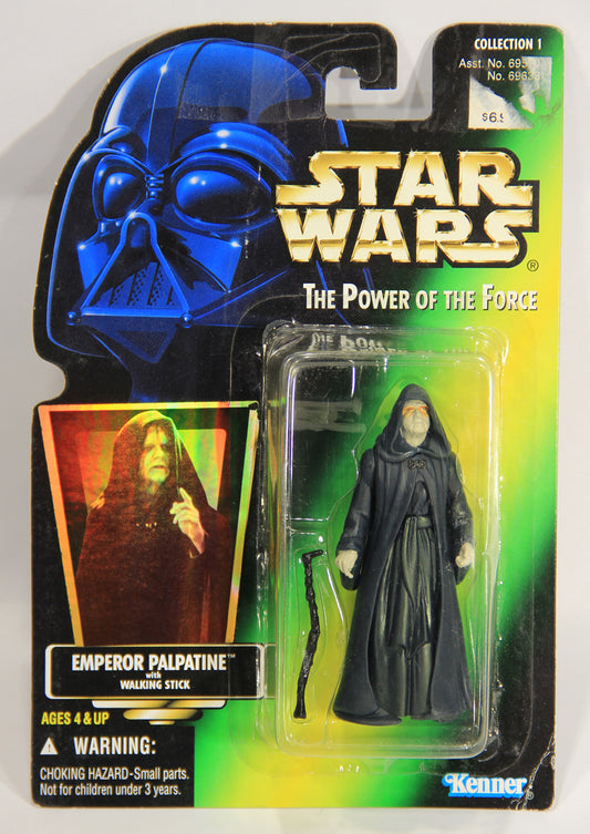 Star Wars Emperor Palpatine 1996 POTF Figure ENG Holofoil Card Collection 1 L015863