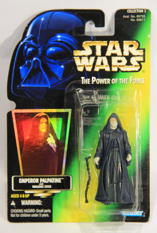 Star Wars Emperor Palpatine 1996 POTF Figure ENG Holofoil Card Collection 3 L015865