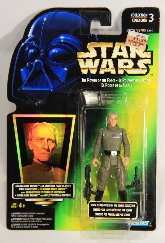 Star Wars Grand Moff Tarkin 1996 POTF Figure Trilingual Holofoil Card Collection 3 L015866