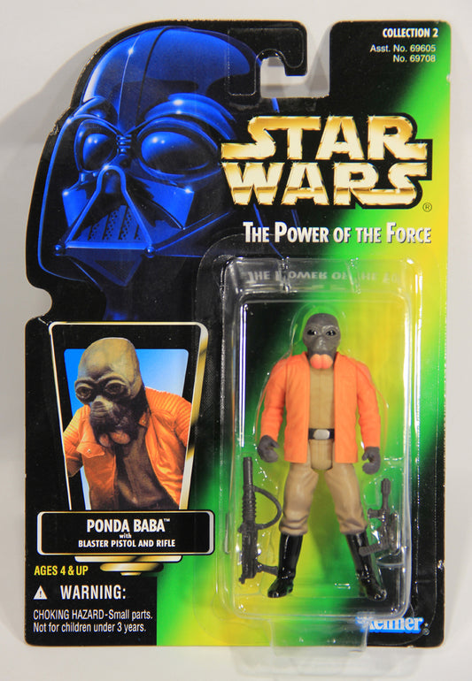 Star Wars Ponda Baba Walrus Man Grey Beard 1996 POTF ENG Card Collection 2 L015867