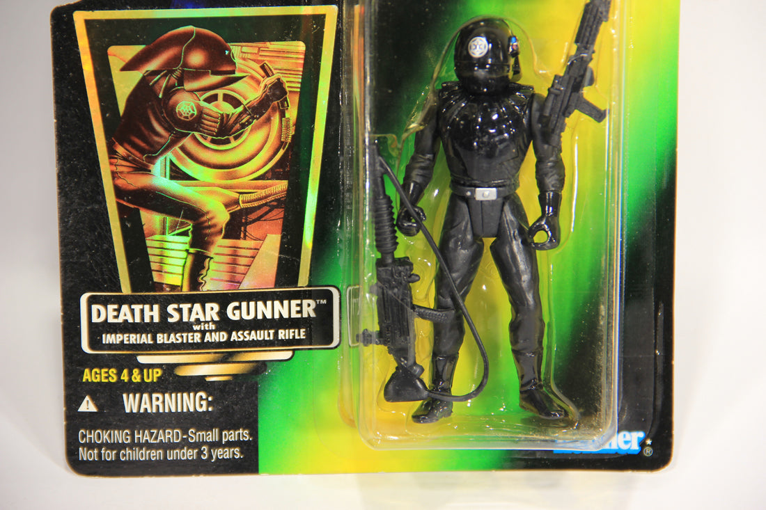 Star Wars Death Star Gunner 1996 POTF Figure ENG Holofoil Card Collection 1 MOC L015869