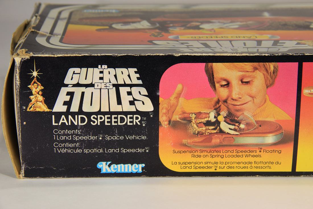 Star Wars 1978 Landspeeder Vintage With Rare GDE FR-ENG Canadian Box Kenner L015872