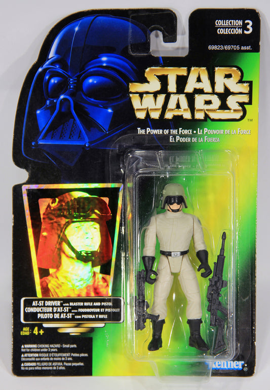 Star Wars AT-ST Driver 1996 POTF Figure Trilingual Holofoil Card Collection 3 L015875