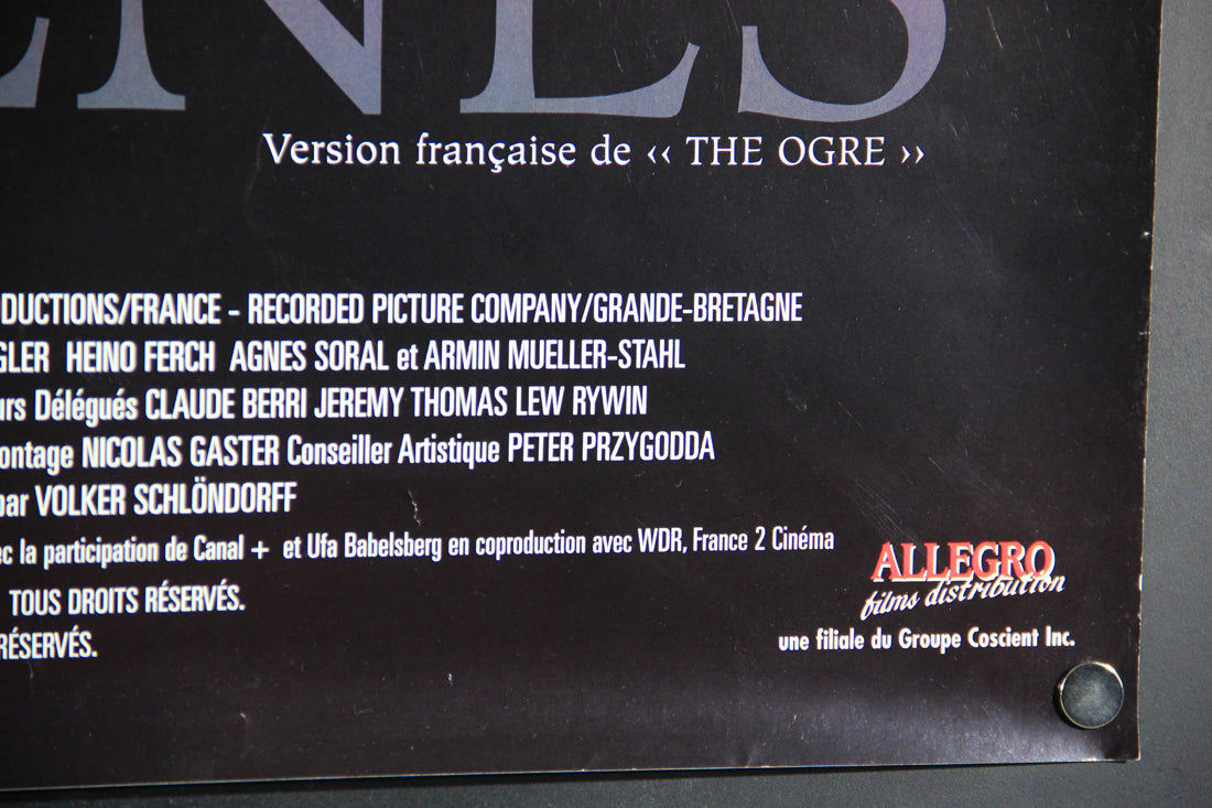 The Ogre 1996 Movie Poster Rolled 27 x 39 French John Malkovich Roi Des Aulnes L015890