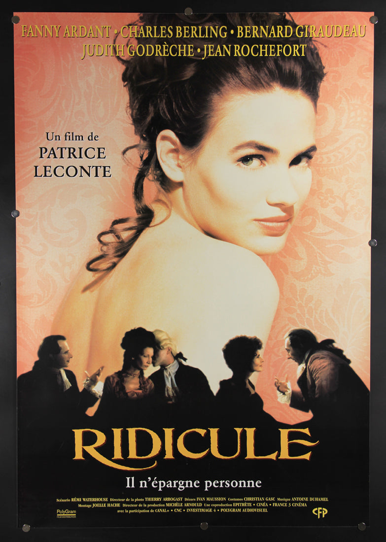 Ridicule 1996 Movie Poster Rolled 27 x 39 Fanny Ardant Jean Rochefort Charles Berling L015894