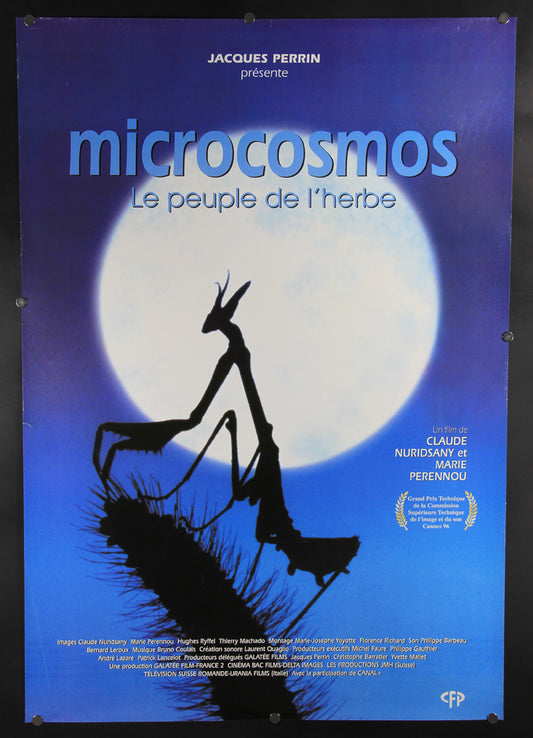 Microcosmos Le Peuple De L'Herbe 1996 Documentary Movie Poster Rolled 27 x 39 L015898