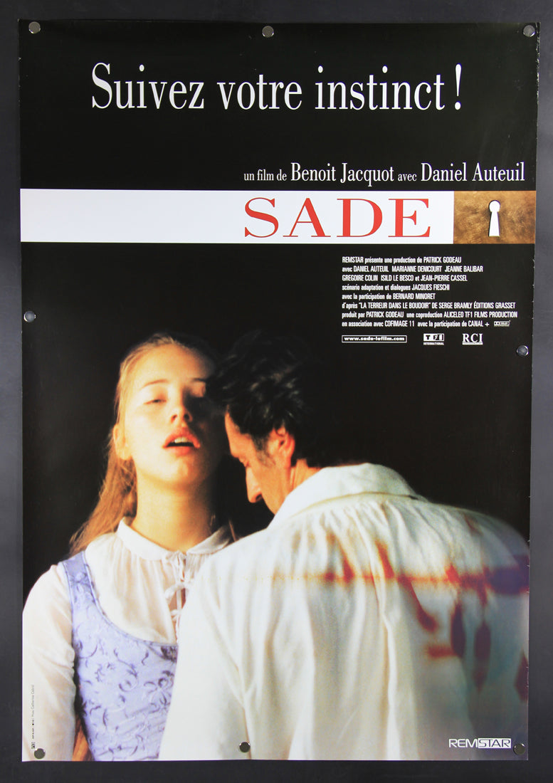 Sade 2000 Movie Poster Rolled 27 x 39 Daniel Auteuil Jean-Pierre Cassel L015904