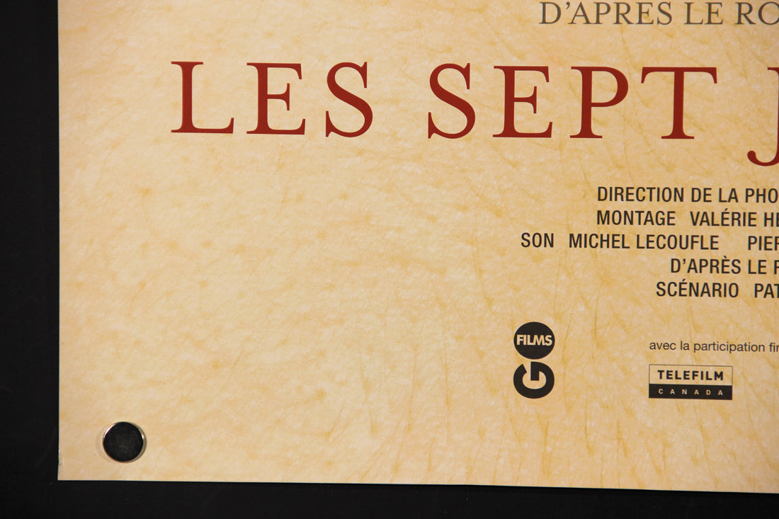 Les Sept Jours Du Talion 2010 Movie Poster Rolled 27 x 39 Podz Claude Legault L015905