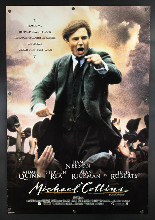 Michael Collins 1996 Movie Poster Rolled 27 x 39 French Version Liam Neeson L015907