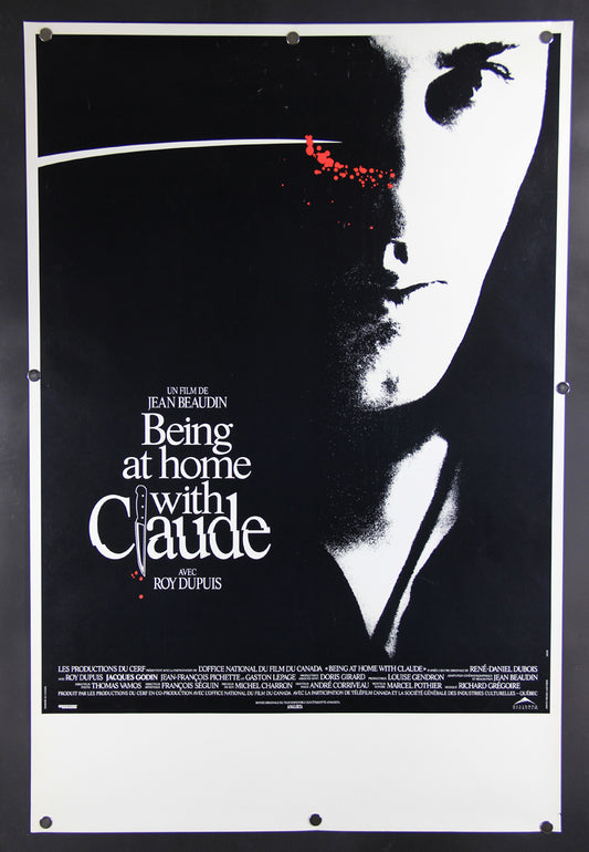 Being At Home With Claude 1992 Rare Movie Poster Rolled 25 x 37 Roy Dupuis L015912