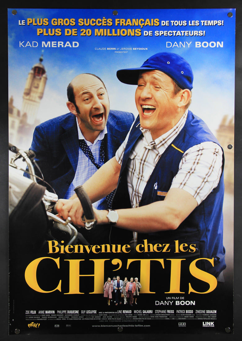 Bienvenue Chez Les Ch'tis 2008 Movie Poster Rolled 27 x 39 Dany Boon Kad Merad L015921