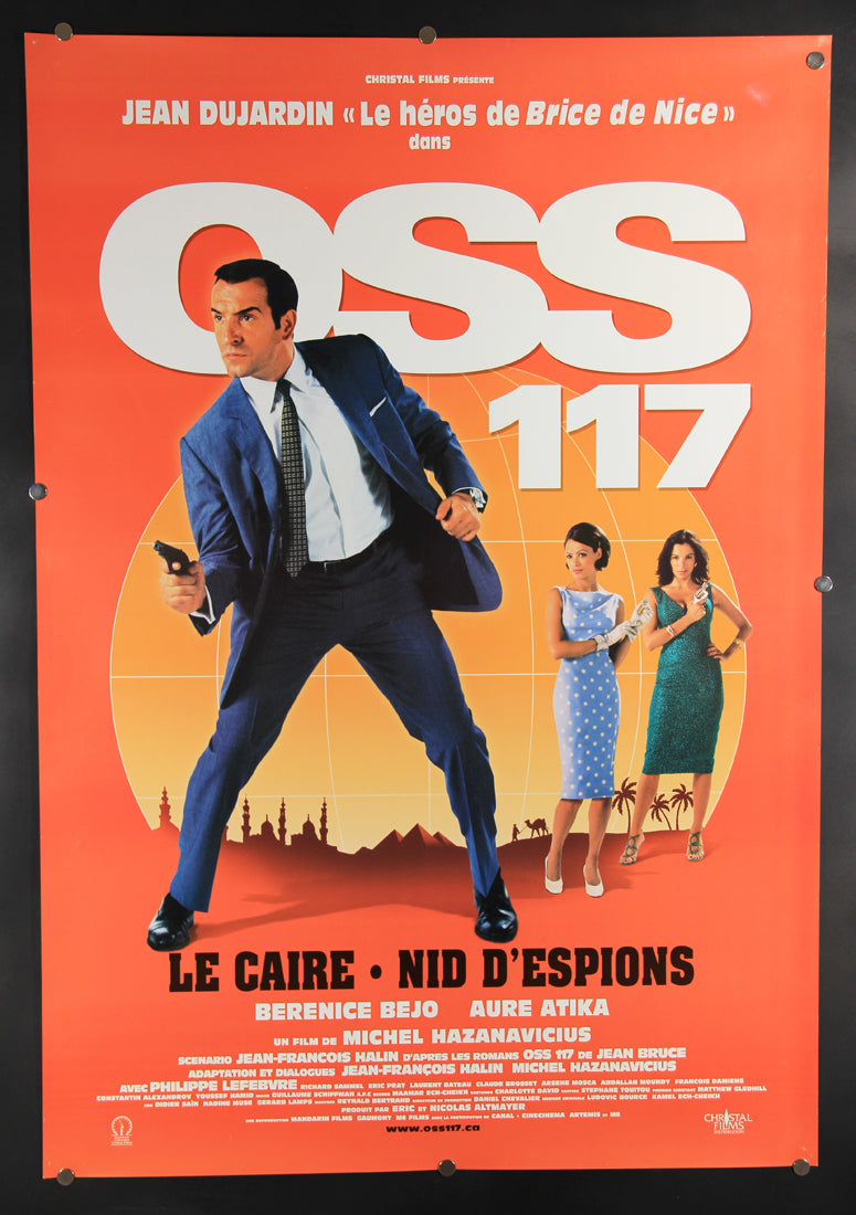 OSS 117 Le Caire Nid D'Espions 2006 Double Sided Movie Poster Rolled 27 x 39 L015922